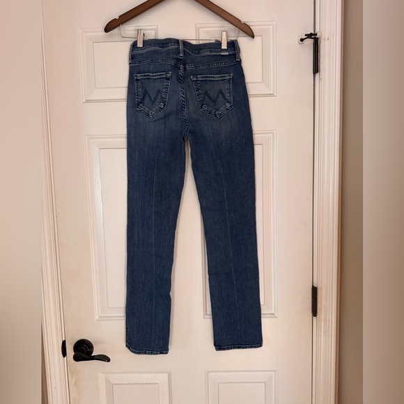 MOTHER -The Dazzler Hoover Getalongs Women's Cropped Straight Leg Jeans -size 25 - Picture 7 of 15